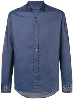 Etro contrast trim shirt