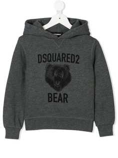 Dsquared2 Kids толстовка с капюшоном и принтом медведя