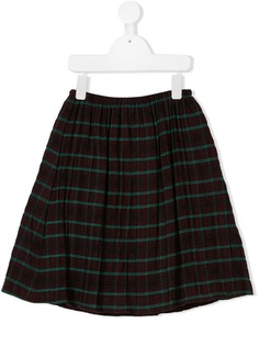 Amelia Milano плиссированная юбка в шотландскую клетку