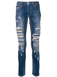Philipp Plein джинсы с рваными деталями