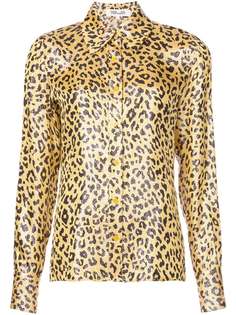 Dvf Diane Von Furstenberg рубашка с леопардовым принтом