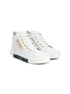 Moschino Kids hi-top sneakers