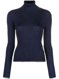 Marco De Vincenzo свитер в рубчик с высоким воротом