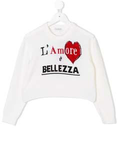 Dolce & Gabbana Kids джемпер LAmore É Bellezza