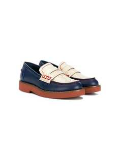 Marni Kids лоферы дизайна колор-блок