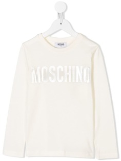 Moschino Kids logo print top