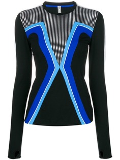 No Ka Oi colour block compression top