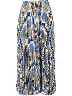 Joseph плиссированная юбка в клетку