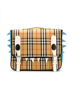 Burberry Kids сумка Monster Motif в клетку