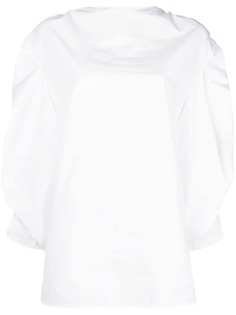 Jil Sander рубашка со сборками на рукавах