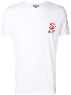 Vivienne Westwood slogan embroidered T-shirt