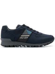 Prada кроссовки на шнуровке