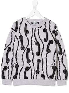 Jeremy Scott Junior phone print sweatshirt
