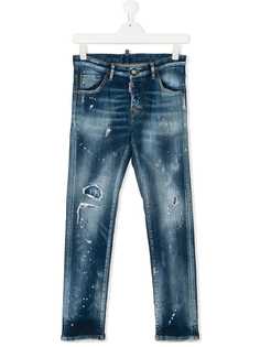 Dsquared2 Kids TEEN paint splatter jeans