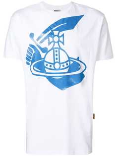 Vivienne Westwood Anglomania футболка с принтом логотипа на груди