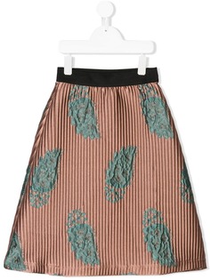 Caffe Dorzo плиссированная юбка с цветочным узором