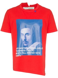 Off-White футболка с принтом Bernini