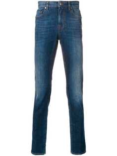 Z Zegna джинсы узкого кроя с выцветшим эффектом