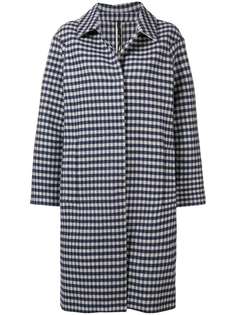 Sara Lanzi checked single-breasted coat