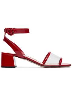 Prada лакированные сандалии