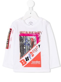 Burberry Kids London motif T-shirt