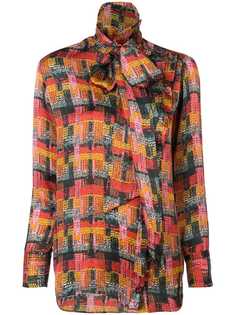 Adam Lippes блузка со съемным платком