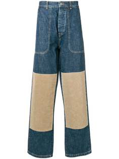 Loewe джинсы с заплатками на коленях