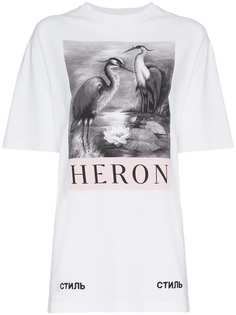 Heron Preston футболка с принтом