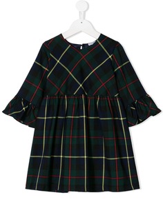 Piccola Ludo checked flared dress