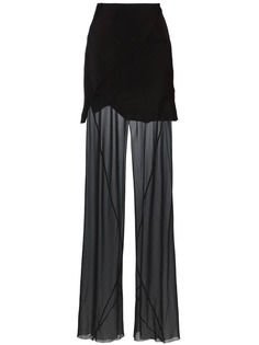 Kitx layered sheer trousers