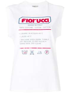 Fiorucci logo print tank top