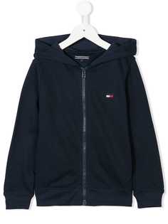 Tommy Hilfiger Junior long-sleeve zipped hoodie