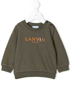 Lanvin Enfant толстовка с принтом логотипа