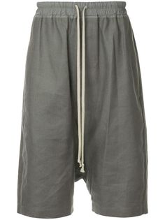 Rick Owens drop-crotch bermuda shorts