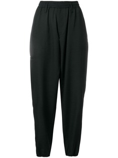 Yohji Yamamoto брюки с заниженным шаговым швом