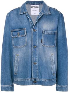 Moschino джинсовая куртка с асимметричными карманами