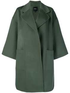 Theory пальто в стиле оверсайз