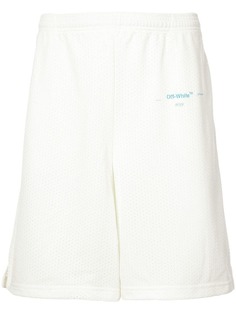 Off-White спортивные шорты с принтом логотипа