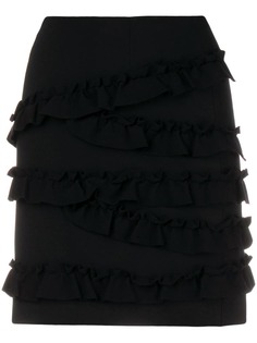 Twin-Set мини-юбка с оборкой