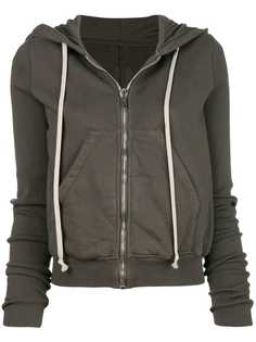 Rick Owens DRKSHDW джемпер на молнии с капюшоном