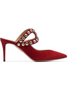 Aquazzura мюли с заклепками