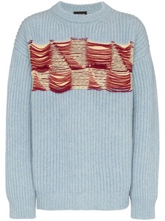 Calvin Klein 205W39nyc свитер с контрастной деталью
