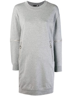 Love Moschino round neck sweatshirt dress