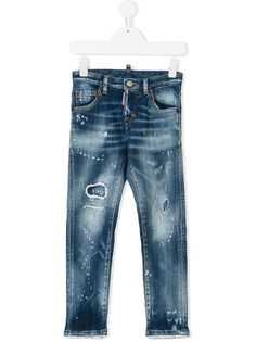 Dsquared2 Kids джинсы с эффектом краски