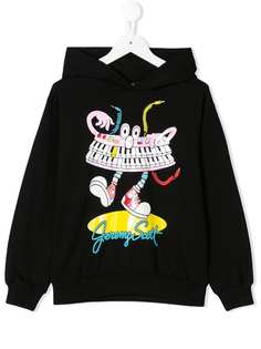 Jeremy Scott Junior piano print hoodie
