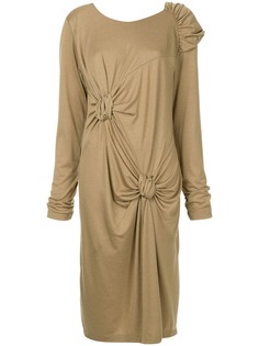 Muller Of Yoshiokubo twist detail midi dress