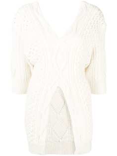 3.1 Phillip Lim джемпер с узором косы