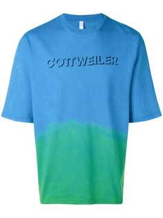 Cottweiler two tone logo print T-shirt