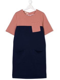 Marni Kids TEEN colour block shift dress