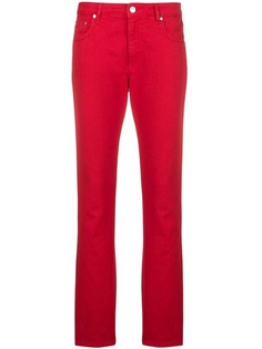 MSGM джинсы кроя слим с логотипом